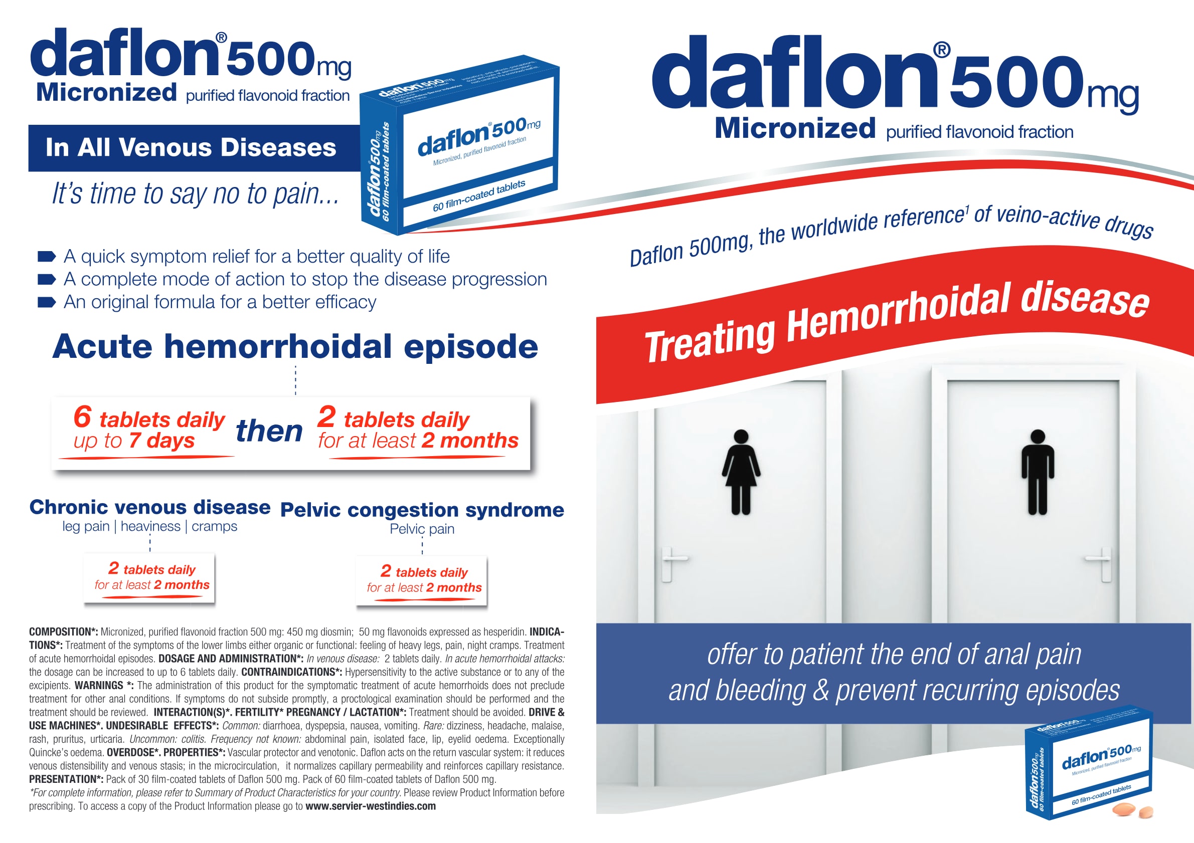 Daflon 500mg HD Brochure Spread